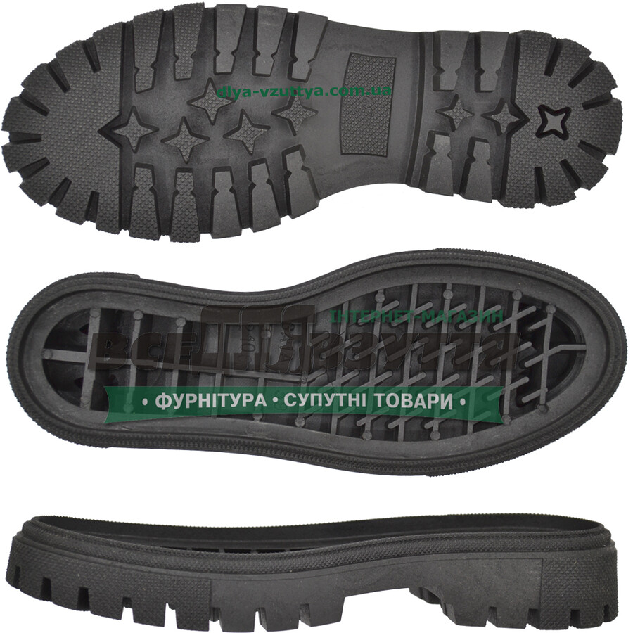 2106 GAIA  TR р.36-41 кіл-р. Чорний / Підошва жіноча