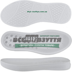 2261 PU р. 36-41  цв. Белый  Подошва женская