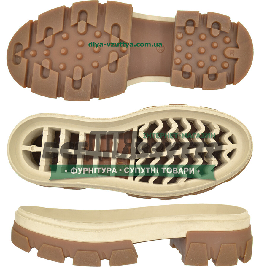 2592 TR р. 36-40 кіл-р. БЕЖЕВИЙ  Підошва жіноча