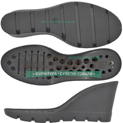 3227 PU р.36-41  Підошва жіноча