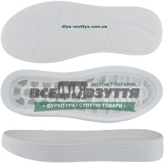70080 PU р. 36-41  цв. Белый  Подошва женская