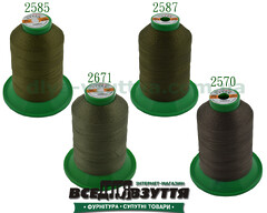 Нитки Tytan (ТИТАН) №40, 1000м Хаки