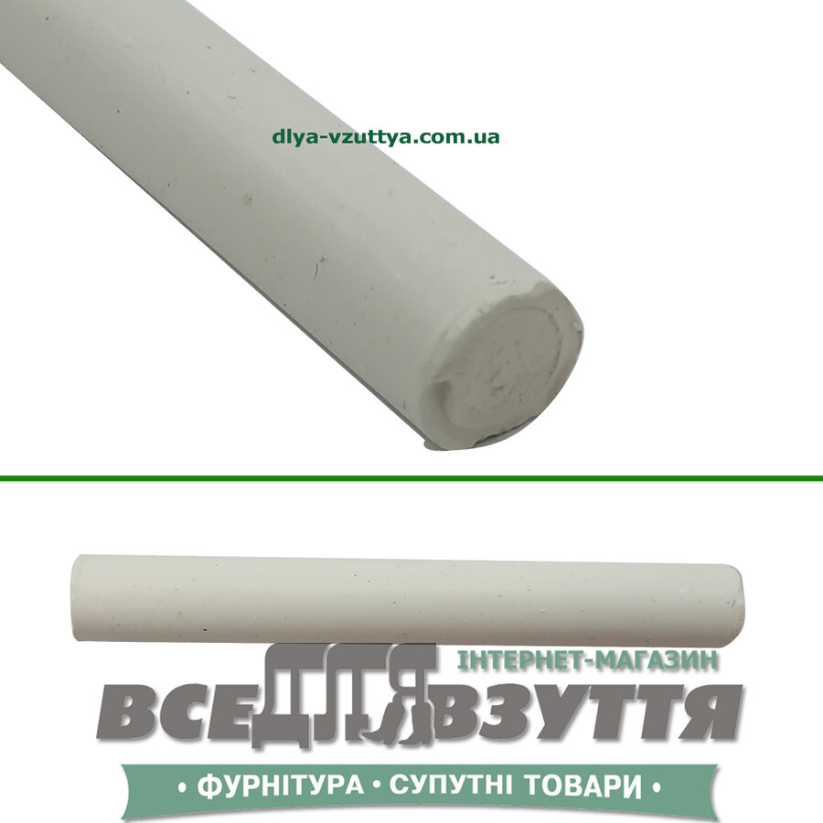 Карандаш-воск для кожі (Украина) кіл-р. Белий