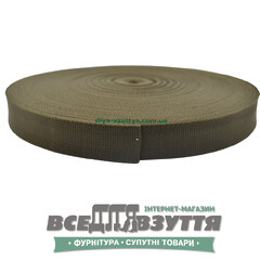 Лента ременная 20мм цв. Хаки