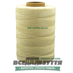 Шнур вощеный плоский 1.0мм 500м цв. Бежевый