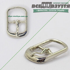 Пряжка для обуви (10154) 10,5мм цв. Хром