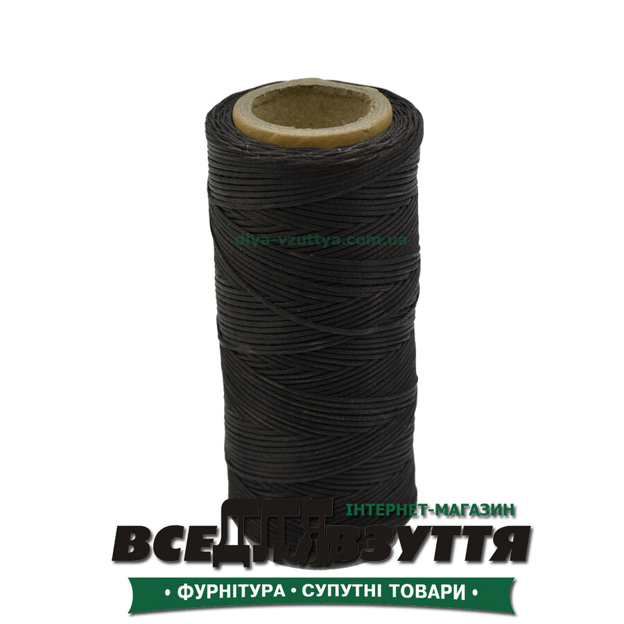 Шнур вощеный GALACES 1.0мм 100м цв. Коричневый