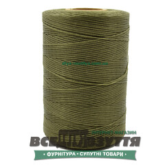 Шнур вощеный плоский 1.0мм 500м цв.Хаки
