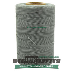 Шнур вощеный плоский 1.0мм 500м цв.Темно-серый