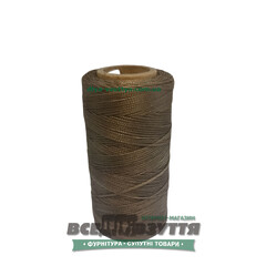 Шнур вощеный плоский 1.0мм 200м цв. Темно-бежевый