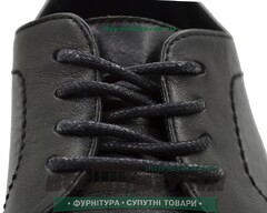 Шнурок вощеный круглый 1.2.8 (80см) черный