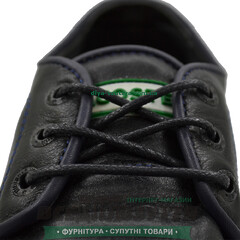 Шнурок вощеный круглый 1.2.8 (90см) черный