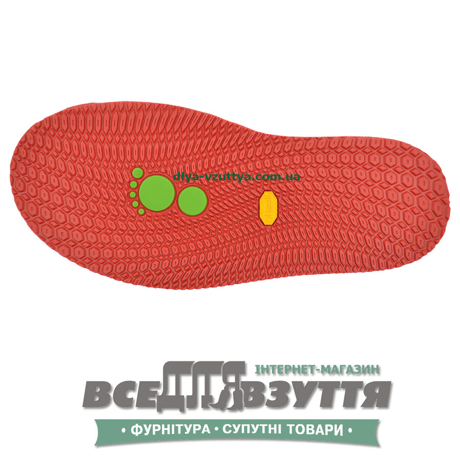 След-подошва Bissell т.4мм цв. темно-красный