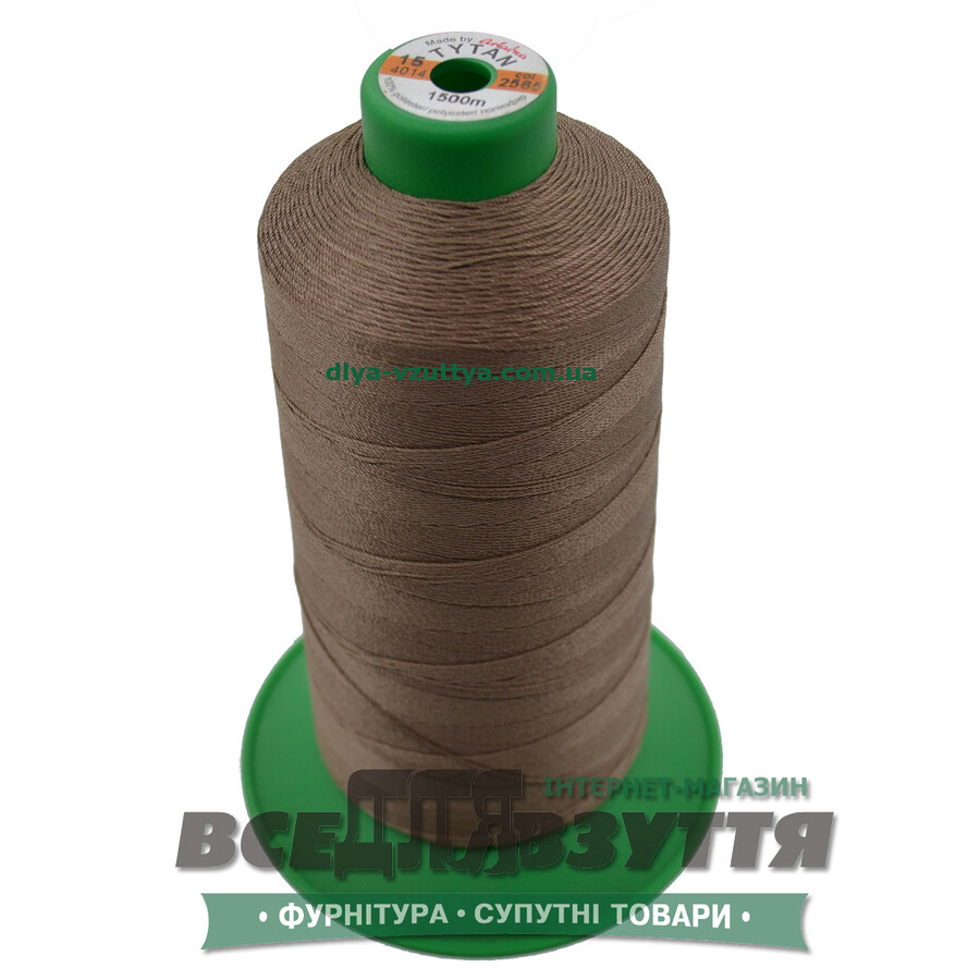 Нитки Tytan (ТИТАН) №15 (1500м) цв.Светло-коричневый 2565
