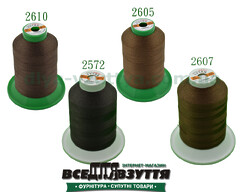 Нитки Tytan (ТИТАН) №40, 1000м Темно-коричневый